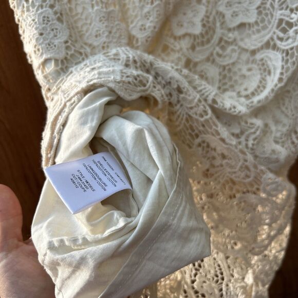 JOIE VIONNE CROCHET LACE Cream DRESS NWT Size Small MSRP $198 - Picture 13 of 16